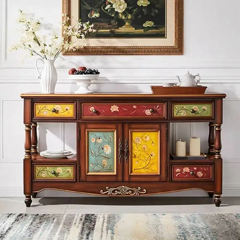 wood Solid cabinet American Side rural entrance cabinet Painted storage
wood Solid cabinet American Side rural entrance cabinet Painted storage