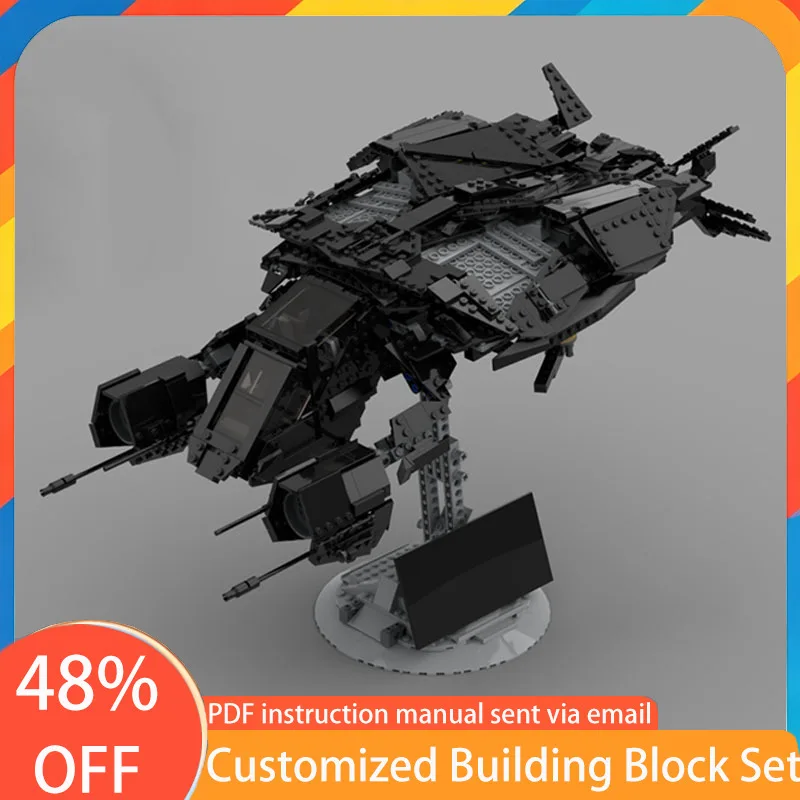 1029 PCS Star Fighting The Bat MOC Customize Modular Building Blocks Technology Educational Brick Design DIY Holiday Toy Gifts
1029 PCS Star Fighting The Bat MOC Customize Modular Building Blocks Technology Educational Brick Design DIY Holiday Toy Gifts