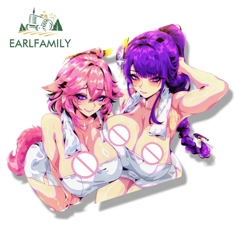 EARLFAMILY Наклейка на автомобиль RaidenShogun YaeMiko Fanart Genshin Impact: Декаль с изображением девушки-вайфу, граффити, мультяшная девочка, NSFW стикеры
EARLFAMILY Наклейка на автомобиль RaidenShogun YaeMiko Fanart Genshin Impact: Декаль с изображением девушки-вайфу, граффити, мультяшная девочка, NSFW стикеры