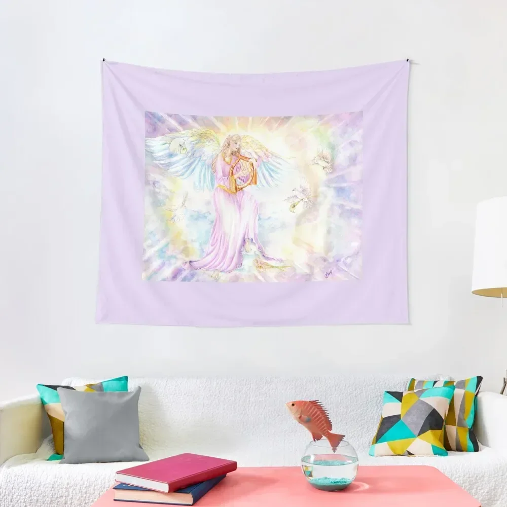 Glow Angel, Angel Playing with Lyre Tapestry Room Decorating Aesthetic Bathroom Decor Room Decorations Tapestry
Glow Angel, Angel Playing with Lyre Tapestry Room Decorating Aesthetic Bathroom Decor Room Decorations Tapestry