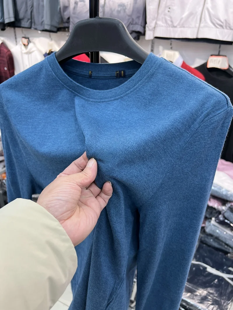 Повседневный вязаный свитер с круглым вырезом и вышивкой, простая базовая футболка с длинным рукавом для мужчин, весна-осень, городской стиль
Повседневный вязаный свитер с круглым вырезом и вышивкой, простая базовая футболка с длинным рукавом для мужчин, весна-осень, городской стиль