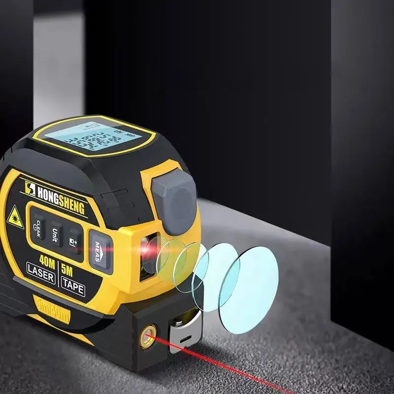 5M High-Precision Laser Tape Measure Rangefinder Infrared Laser Cross Marking Electronic Ruler Laser Measuring Ruler
5M High-Precision Laser Tape Measure Rangefinder Infrared Laser Cross Marking Electronic Ruler Laser Measuring Ruler
