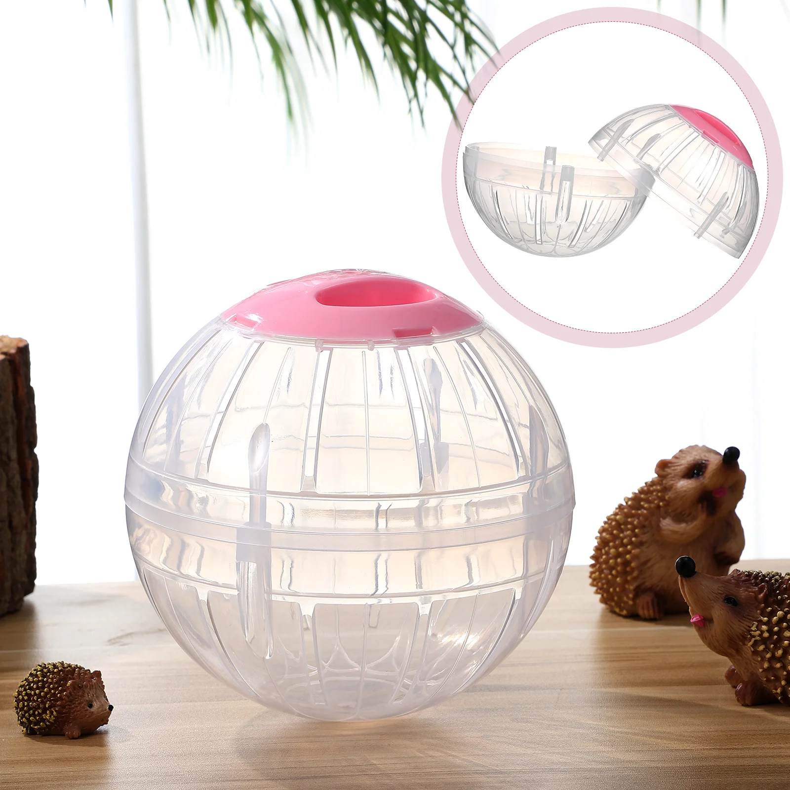 2Pcs Hamster Exercise Balls Durable Plastic Ventilation Holes Lock Design Small Animals Running Toys Pet Supplies
2Pcs Hamster Exercise Balls Durable Plastic Ventilation Holes Lock Design Small Animals Running Toys Pet Supplies