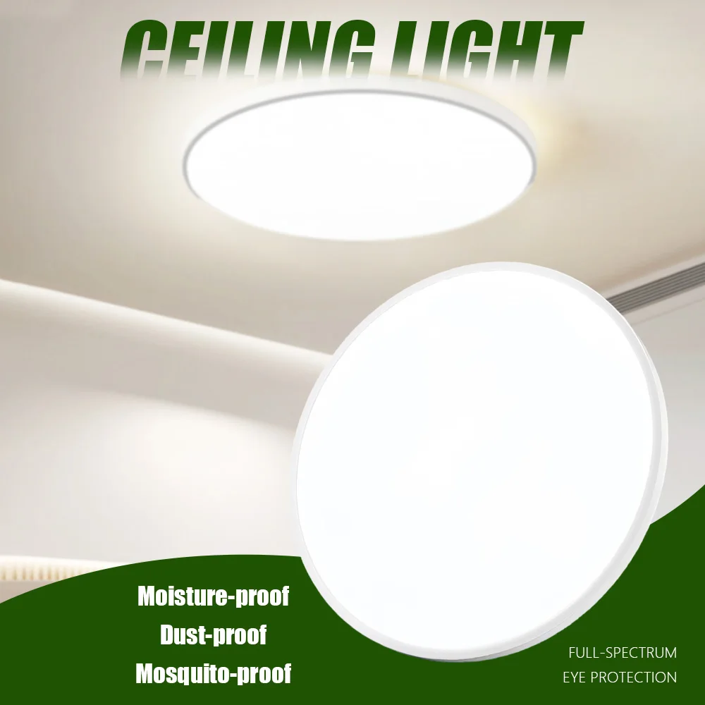 12-18W Ultra Thin Round LED Ceiling Lamp 110-265V Waterproof Flush Mount Panel Light Suitable For Bathroom Bedroom Hallway
12-18W Ultra Thin Round LED Ceiling Lamp 110-265V Waterproof Flush Mount Panel Light Suitable For Bathroom Bedroom Hallway
