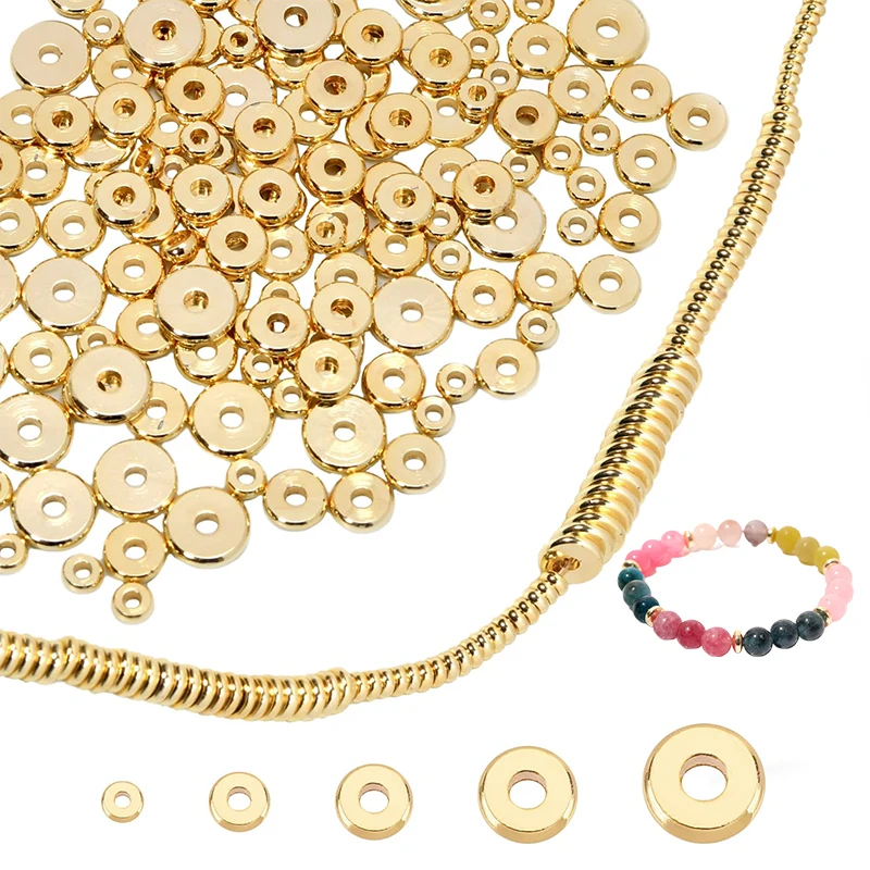 200PCS DIY Spacer Beads For Handmade Necklaces Bracelets Jewelry Making Flat Disc Beads Perfect For Crafting Projects
200PCS DIY Spacer Beads For Handmade Necklaces Bracelets Jewelry Making Flat Disc Beads Perfect For Crafting Projects