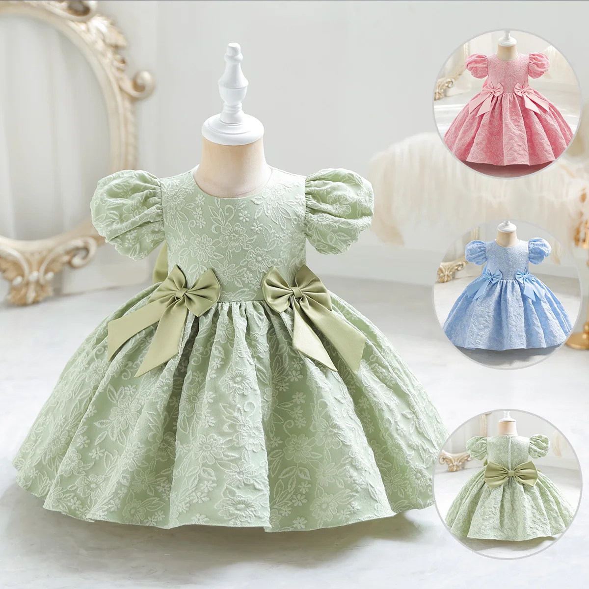 Baby Girl Dress Kids Birthday Party Wedding Lace Big Bow Infant Dress Gown Girl 1st Birthday Party Princess Baptism Dress
Baby Girl Dress Kids Birthday Party Wedding Lace Big Bow Infant Dress Gown Girl 1st Birthday Party Princess Baptism Dress