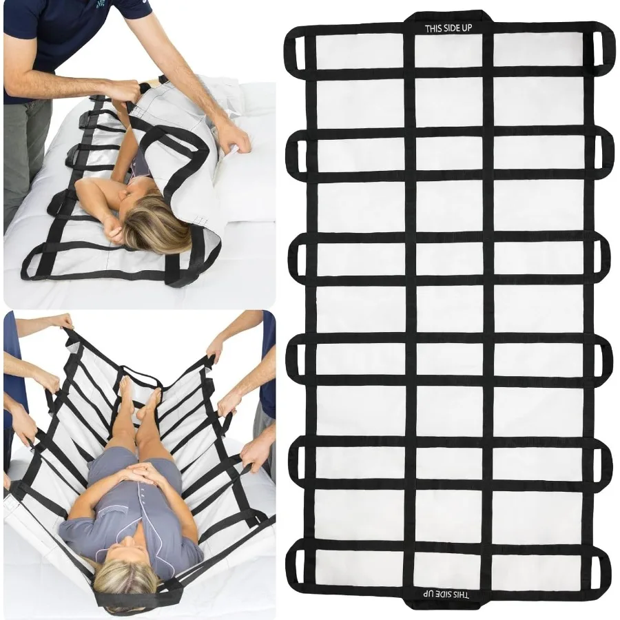 Vive Transfer Blanket with Handles 77 x 38.5 - Bed Positioning Pad Straps - Reusable Washable Patient Lifting Device Body Lift
Vive Transfer Blanket with Handles 77 x 38.5 - Bed Positioning Pad Straps - Reusable Washable Patient Lifting Device Body Lift