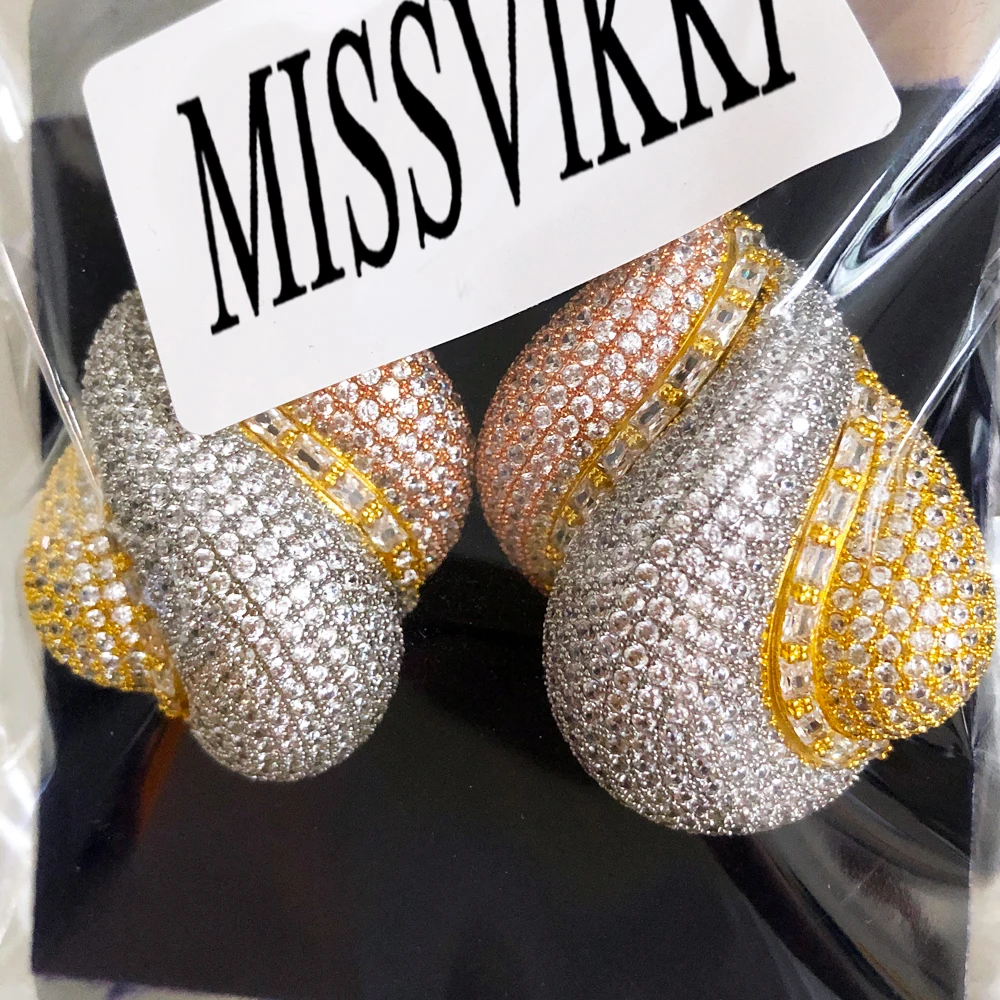 Missvikki Personality Trendy Big Earrings For Women Bridal Wedding Party Earrings Jewelry Luxury Geometric Holiday High Quality
Missvikki Personality Trendy Big Earrings For Women Bridal Wedding Party Earrings Jewelry Luxury Geometric Holiday High Quality