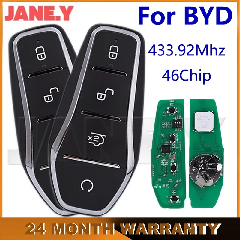 Car Remote Key Keyless Go K2TF4-41A-F4AT For BYD Qin PLUS DM-i Qin PLUS EV Yuan PLUS SONG Car Keys 433.92MHz ID46 Chip Car Fob
Car Remote Key Keyless Go K2TF4-41A-F4AT For BYD Qin PLUS DM-i Qin PLUS EV Yuan PLUS SONG Car Keys 433.92MHz ID46 Chip Car Fob