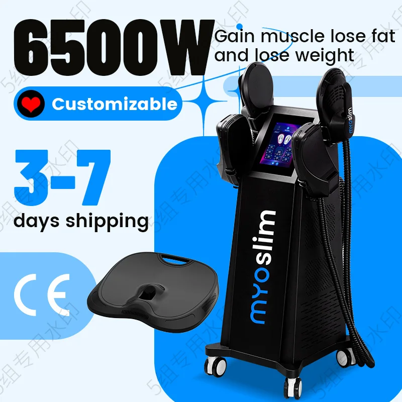 MYOslim Body Sculpt Machine 6500W 15T 200HZ EMS Neo RF Nova HIEMT Muscle Building Fat Burning Weight Loss Muscle Stimulation CE
MYOslim Body Sculpt Machine 6500W 15T 200HZ EMS Neo RF Nova HIEMT Muscle Building Fat Burning Weight Loss Muscle Stimulation CE