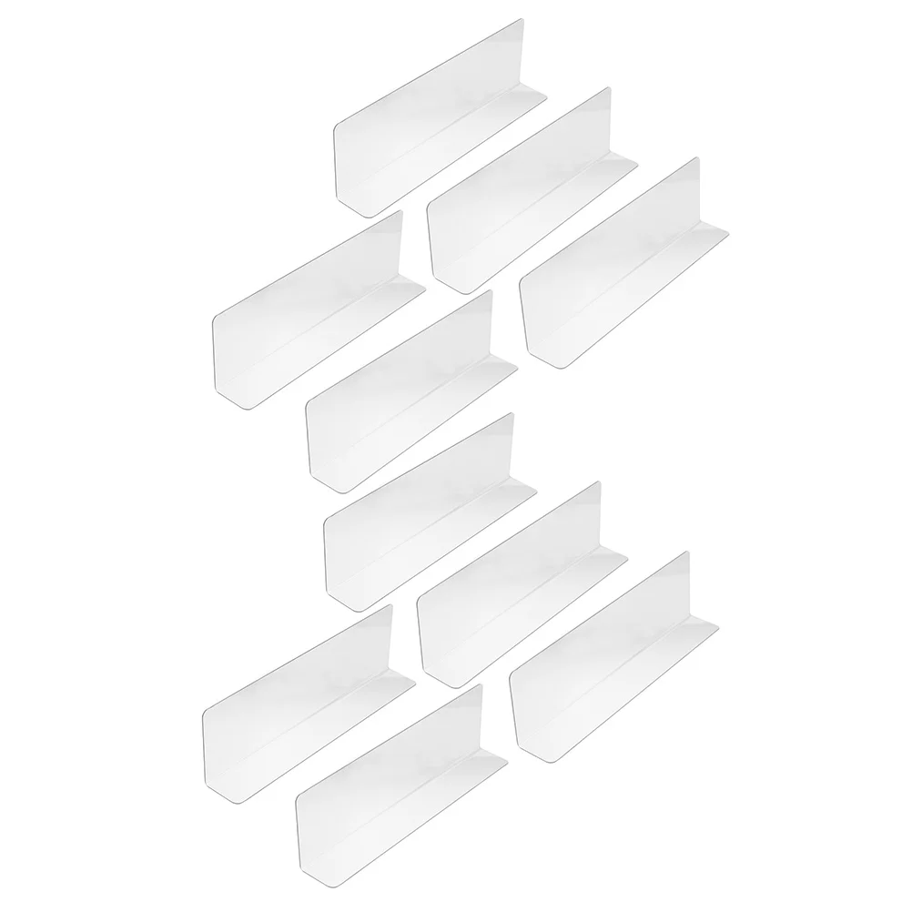 20pcs L-shaped PVC Dividers 12cm High Transparent Shelf Organizers Retail Store Supermarket Separator Plastic
20pcs L-shaped PVC Dividers 12cm High Transparent Shelf Organizers Retail Store Supermarket Separator Plastic