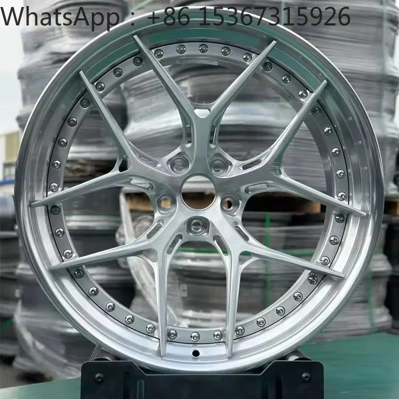 19 20 21 22 Inch Brushed Silver Lightweight 2-Piece Custom Forged Wheel Rims For High Performance Sports Cars
19 20 21 22 Inch Brushed Silver Lightweight 2-Piece Custom Forged Wheel Rims For High Performance Sports Cars
