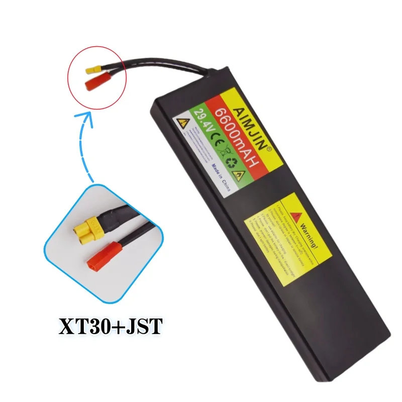 Новый аккумулятор для электрического скутера 29,4 В, 6600 мАч, 7S2P, 25,2 В, 18650, литиевая батарея 
Новый аккумулятор для электрического скутера 29,4 В, 6600 мАч, 7S2P, 25,2 В, 18650, литиевая батарея