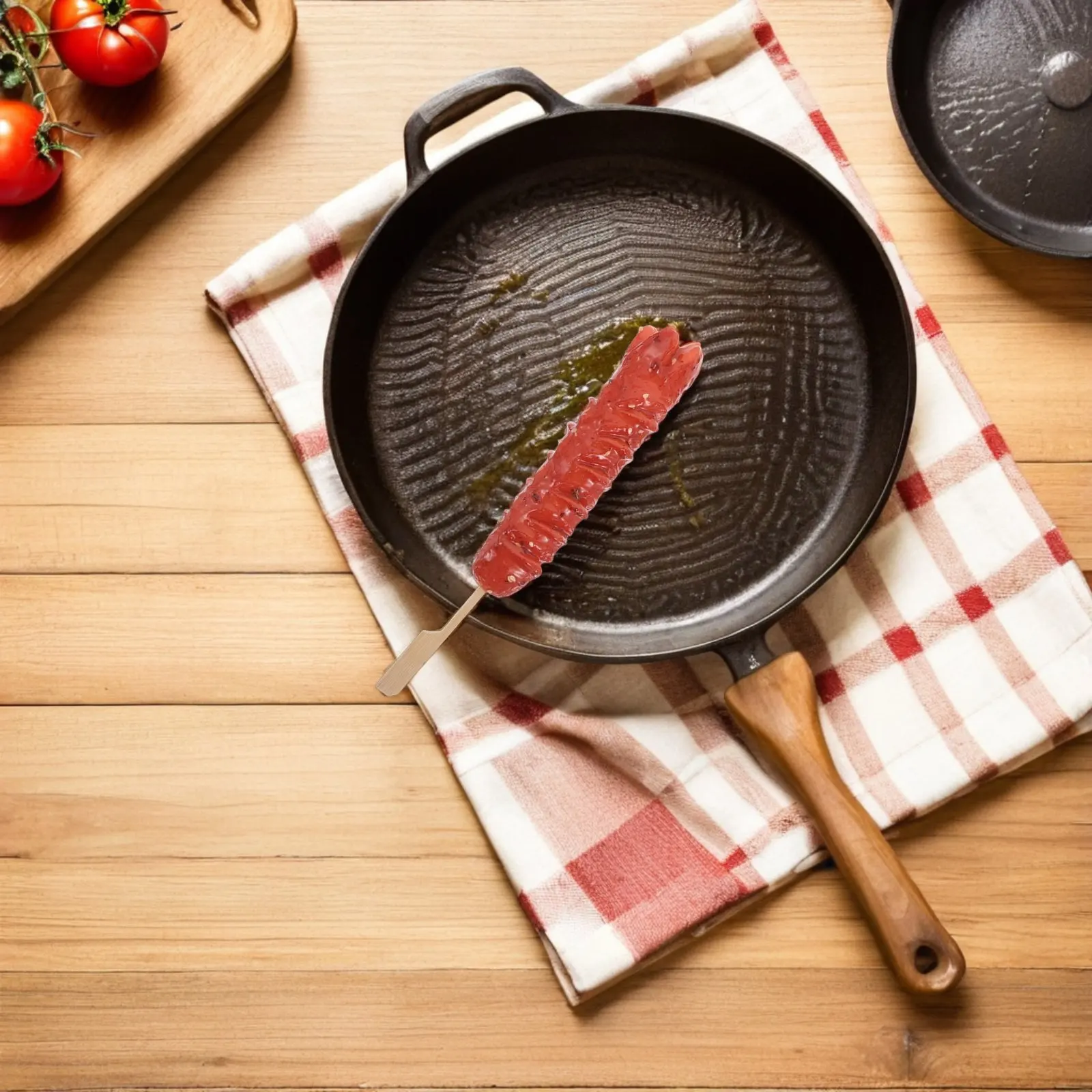 Реалистичная имитация жареной колбасы из ПВХ для витрин, тематических вечеринок, ролевых игр, кухонных сцен и фотосессий
Реалистичная имитация жареной колбасы из ПВХ для витрин, тематических вечеринок, ролевых игр, кухонных сцен и фотосессий