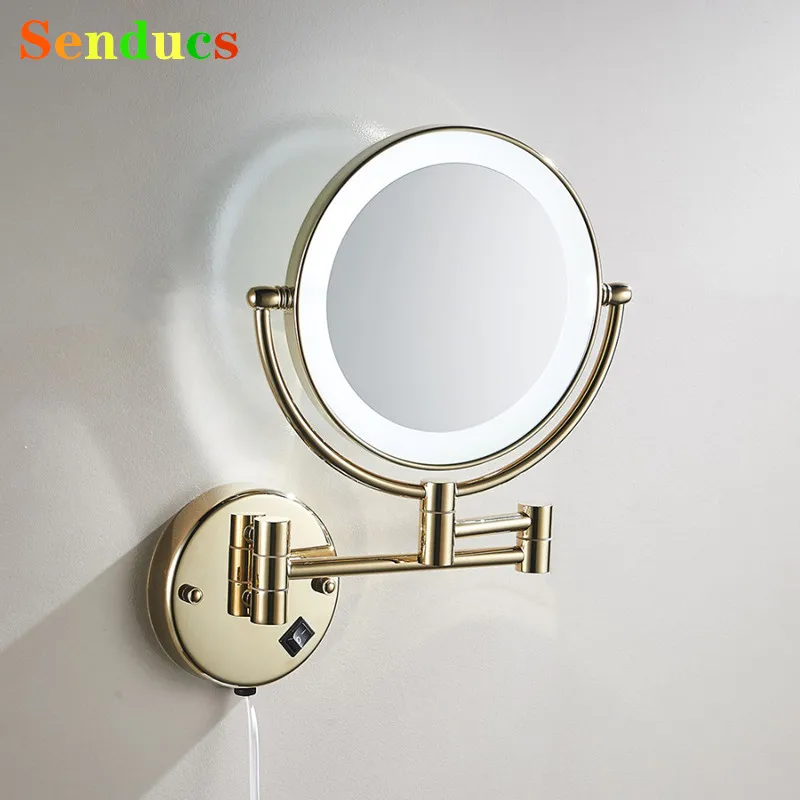 Led Folding Bathroom Mirrors Brass Dual Arm Extend Bathroom Makeup Mirror Accessories Gold Magnifying Led Bathroom Mirror
Led Folding Bathroom Mirrors Brass Dual Arm Extend Bathroom Makeup Mirror Accessories Gold Magnifying Led Bathroom Mirror