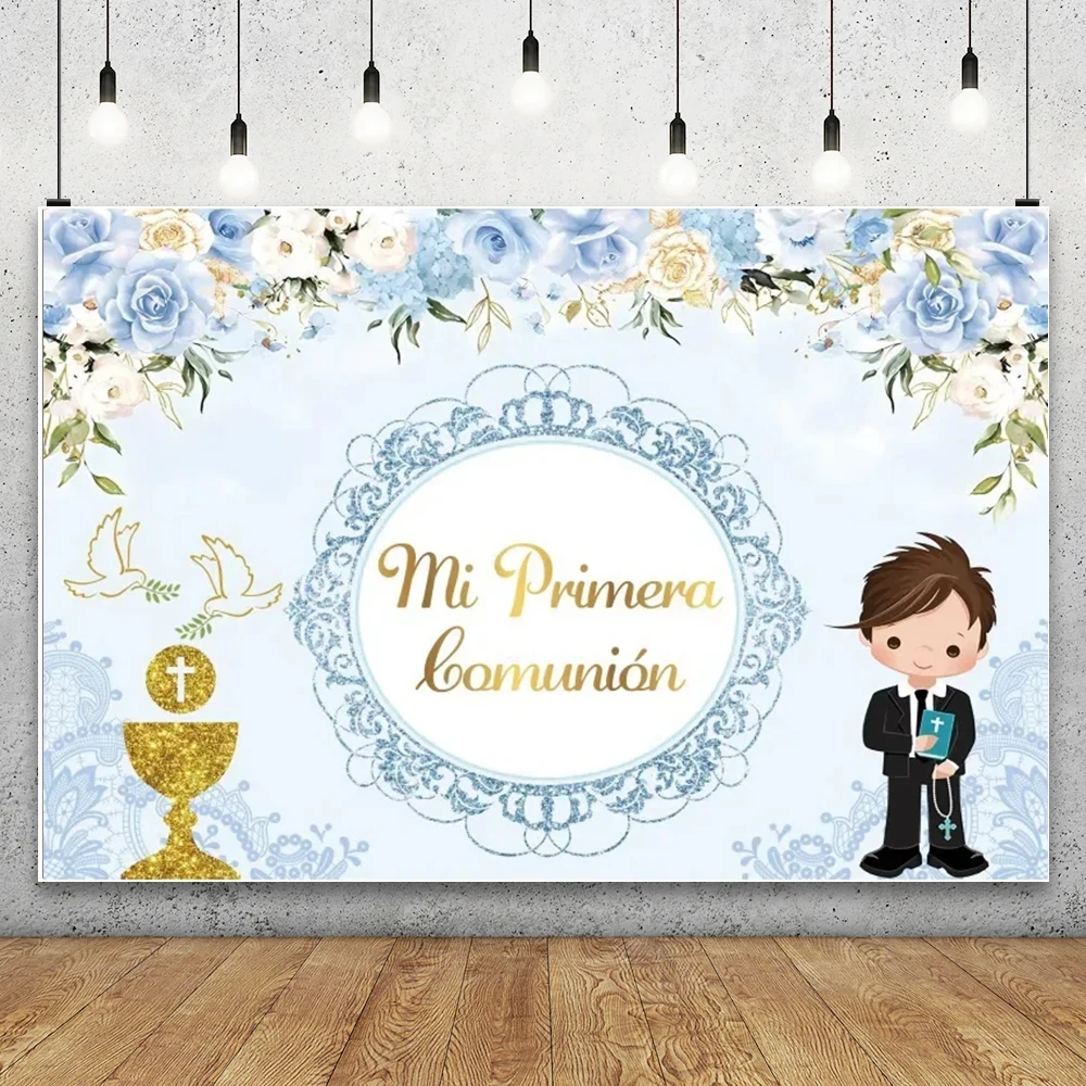 First Holy Communion Backdrop Photography Newborn Christening God Bless Gold Cross Grail Green Leaf Boy Girl Baptism Background
First Holy Communion Backdrop Photography Newborn Christening God Bless Gold Cross Grail Green Leaf Boy Girl Baptism Background