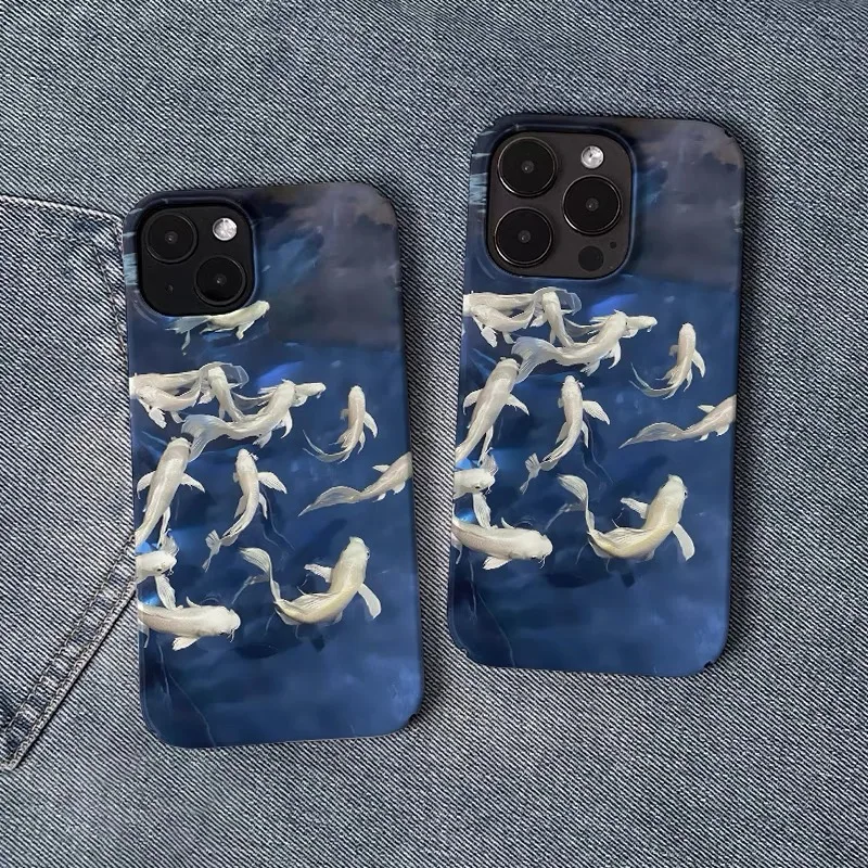 Ins Korean The White Fish in The Blue Sea Phone Case for IPhone 16 PLUS 15 14 13 Pro Max 12 Mini 11 Pro Plus Shockproof Cover
Ins Korean The White Fish in The Blue Sea Phone Case for IPhone 16 PLUS 15 14 13 Pro Max 12 Mini 11 Pro Plus Shockproof Cover