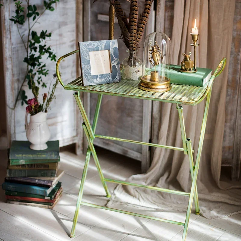 Crayon Colored Retro Industrial Iron Stand, Folding Multifunctional Desk, Flower Table, Decorative Display, Versatile Side Table
Crayon Colored Retro Industrial Iron Stand, Folding Multifunctional Desk, Flower Table, Decorative Display, Versatile Side Table