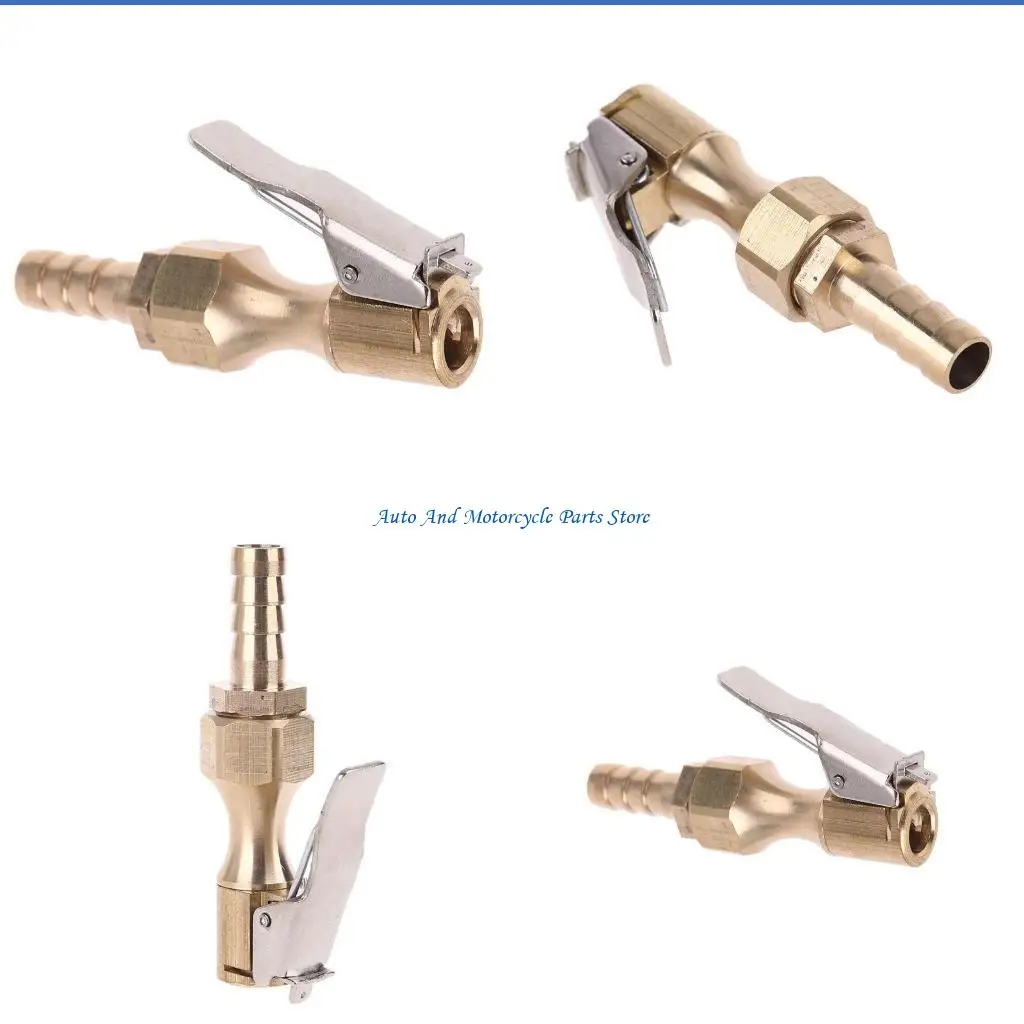 P9FD 1/4"Lock on Air Chuck Mini Air Compressor Portable Tire Inflator Tyre Chuck Hose End 8mm Barb Connector for Hose Repair
P9FD 1/4"Lock on Air Chuck Mini Air Compressor Portable Tire Inflator Tyre Chuck Hose End 8mm Barb Connector for Hose Repair