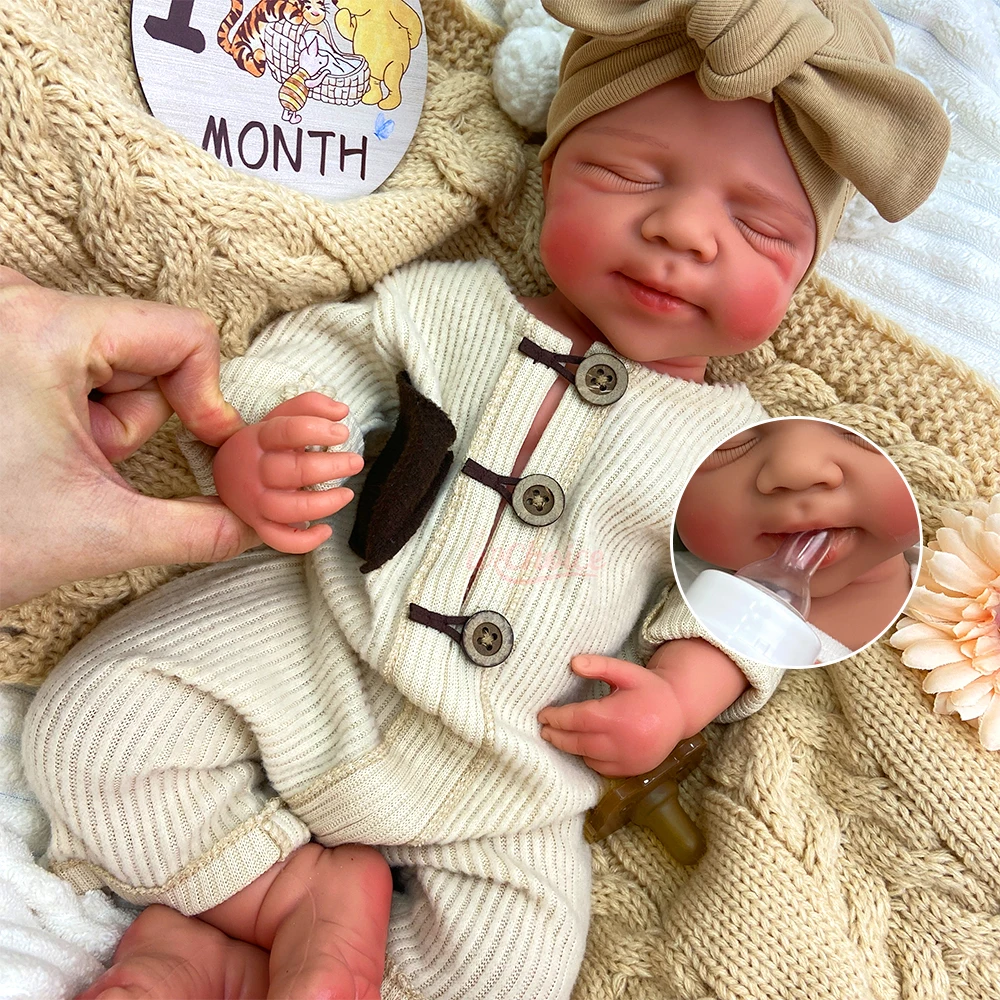 50cm Adorable Full Silicone Reborn Baby Girl/Boy Can Open Mouth Realistic Newborn Therapy Doll for Dementia Patients
50cm Adorable Full Silicone Reborn Baby Girl/Boy Can Open Mouth Realistic Newborn Therapy Doll for Dementia Patients