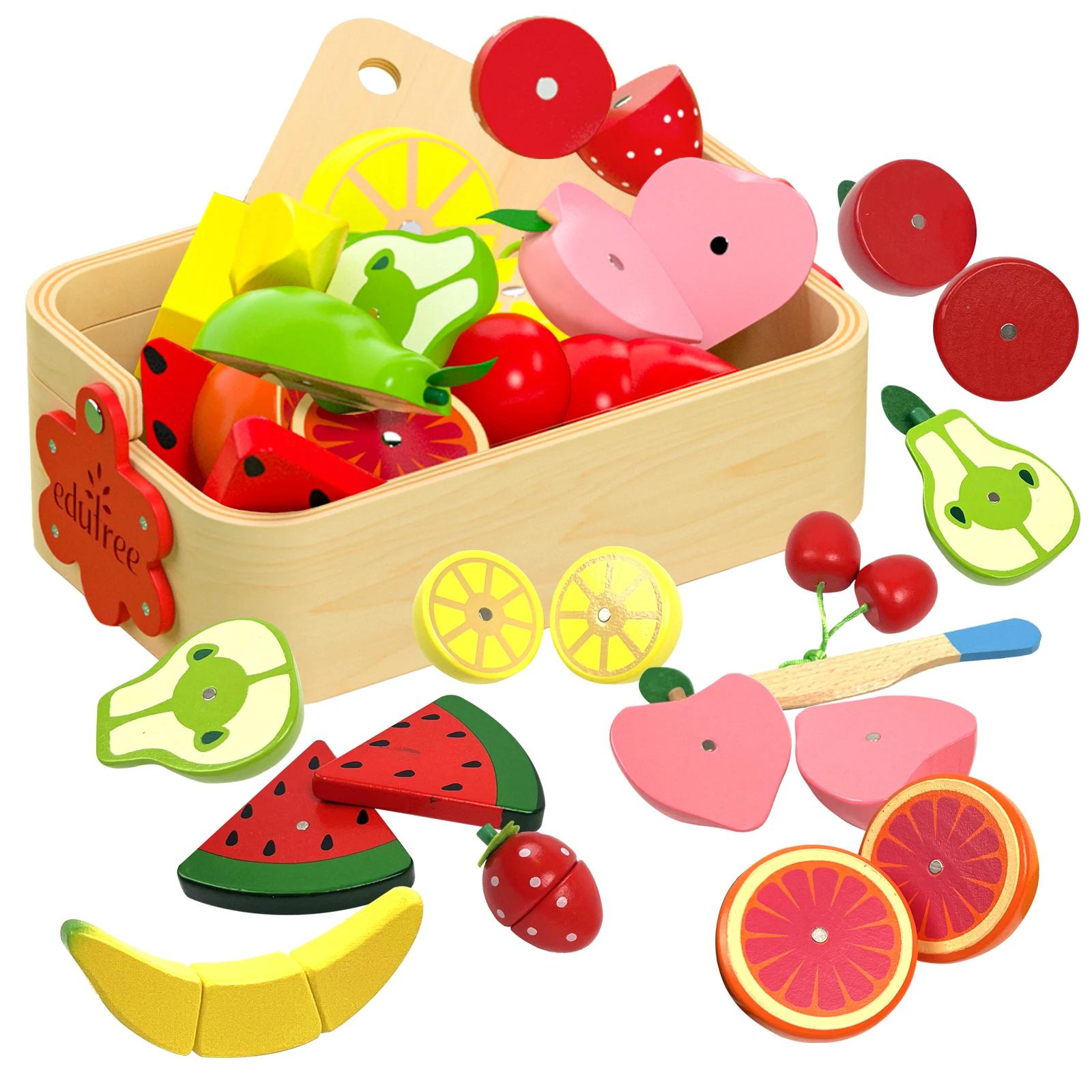 Wooden Magnetic Fruit Vegetable Dessert Food Cutting Toy Set Montessori Simulation Kitchen Educational Playset For Birthday Gift
Wooden Magnetic Fruit Vegetable Dessert Food Cutting Toy Set Montessori Simulation Kitchen Educational Playset For Birthday Gift