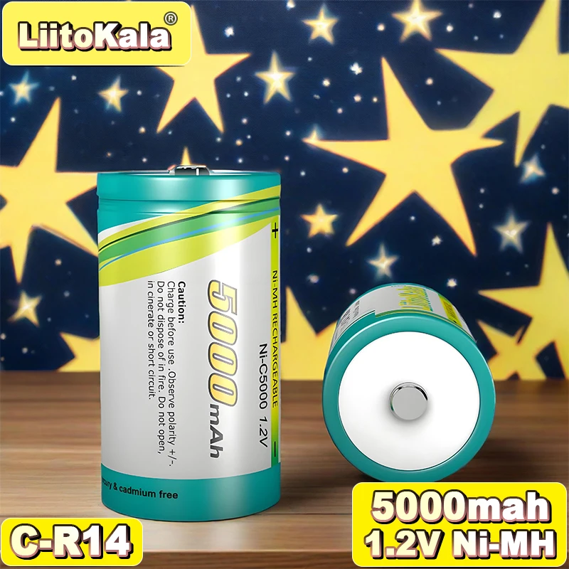 Высокопроизводительная Ni-MH аккумуляторная батарея LittoKala CR14 емкостью 5000 мАч для электроинструментов, электрических игрушек
Высокопроизводительная Ni-MH аккумуляторная батарея LittoKala CR14 емкостью 5000 мАч для электроинструментов, электрических игрушек