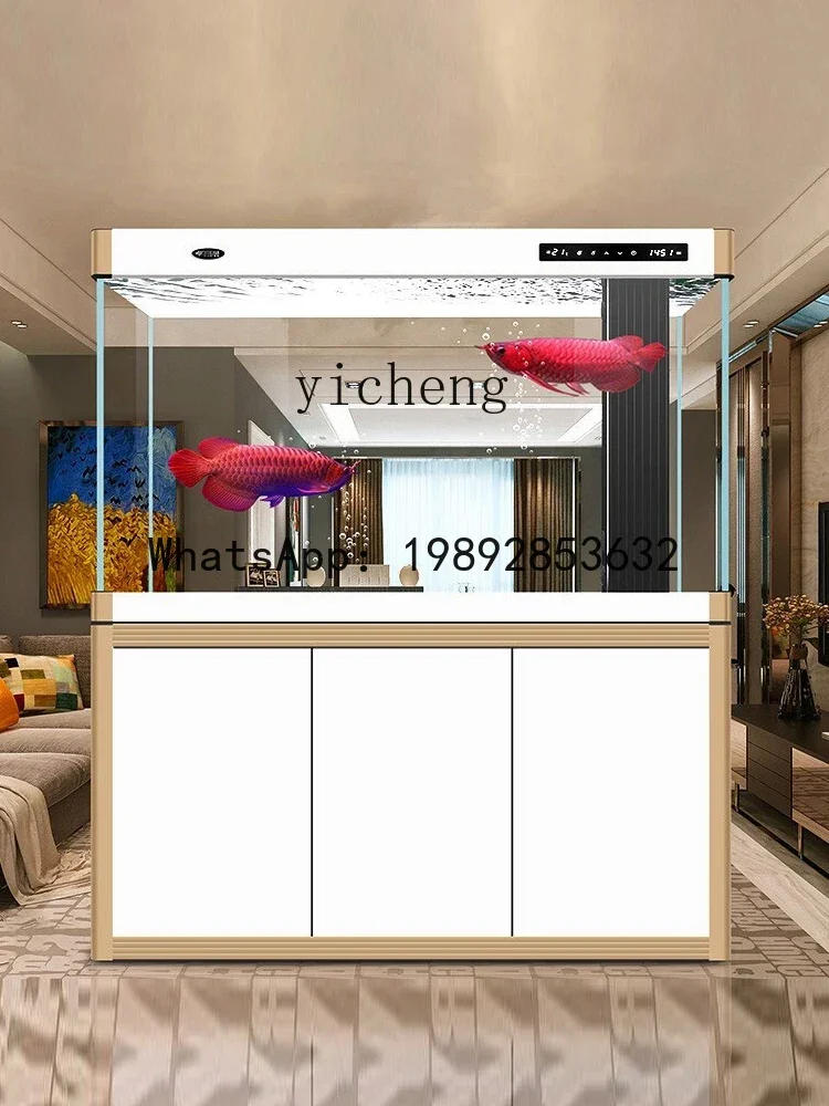 LYY ultra-white fish tank living room large floor-to-ceiling household bottom filter goldfish tank light luxury fish tank
LYY ultra-white fish tank living room large floor-to-ceiling household bottom filter goldfish tank light luxury fish tank