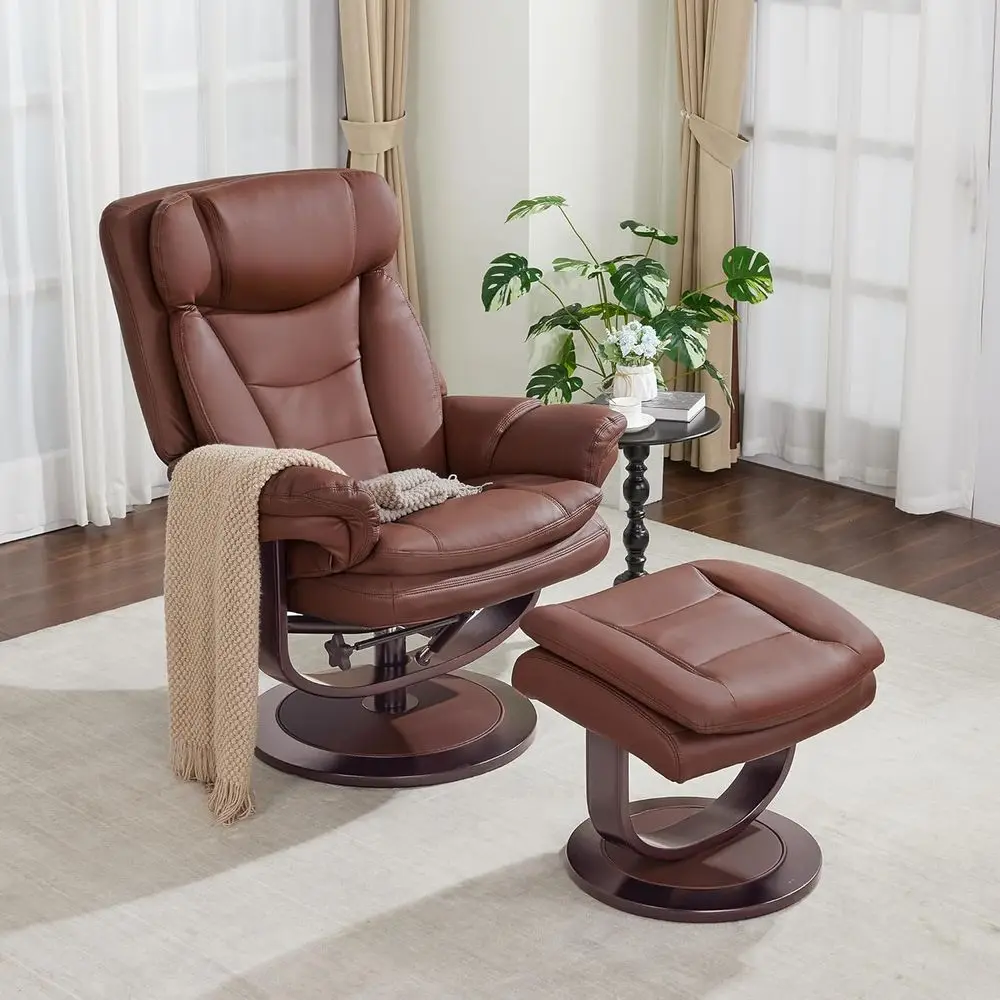 Luxury Oversized Swivel Recliner Chair with Ottoman, Adjustable Backrest, 360° Rotation, High Seat for Tall Users in Living Room
Luxury Oversized Swivel Recliner Chair with Ottoman, Adjustable Backrest, 360° Rotation, High Seat for Tall Users in Living Room