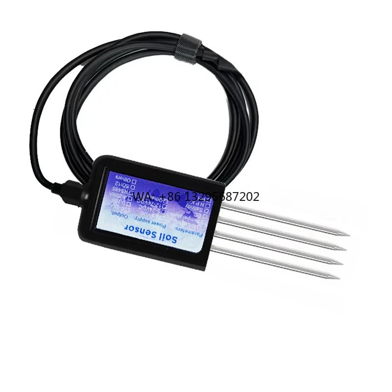 HONDE Customized RS485 Output Three Probes Agricultural Plant Soil Moisture Temperature Sensor
HONDE Customized RS485 Output Three Probes Agricultural Plant Soil Moisture Temperature Sensor