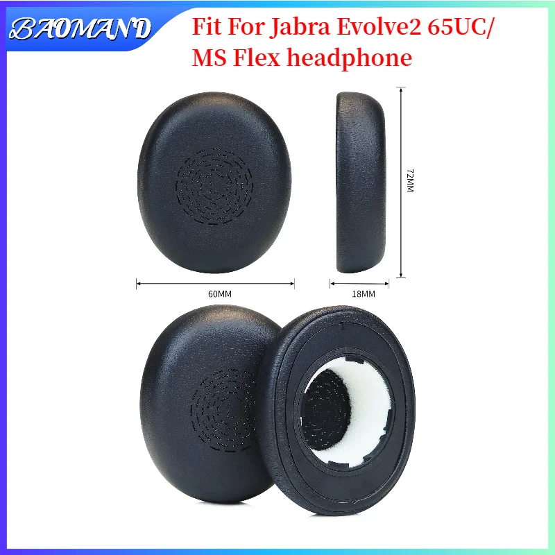 Replacement Earpads for Jabra Evolve2 65UC/MS Flex Headset Headphones Leather Sleeve Earphone Earmuff
Replacement Earpads for Jabra Evolve2 65UC/MS Flex Headset Headphones Leather Sleeve Earphone Earmuff