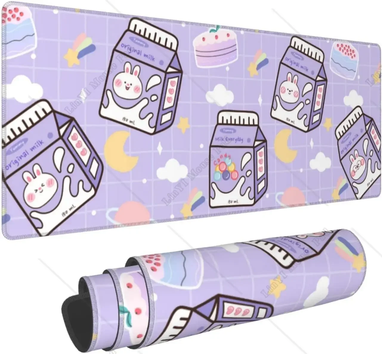 Kawaii Rabbit Milk Gaming Mouse Pad Large XL Cute Desk Mat Long Extended Big Mousepad for Home Office Work Decor Accessories
Kawaii Rabbit Milk Gaming Mouse Pad Large XL Cute Desk Mat Long Extended Big Mousepad for Home Office Work Decor Accessories