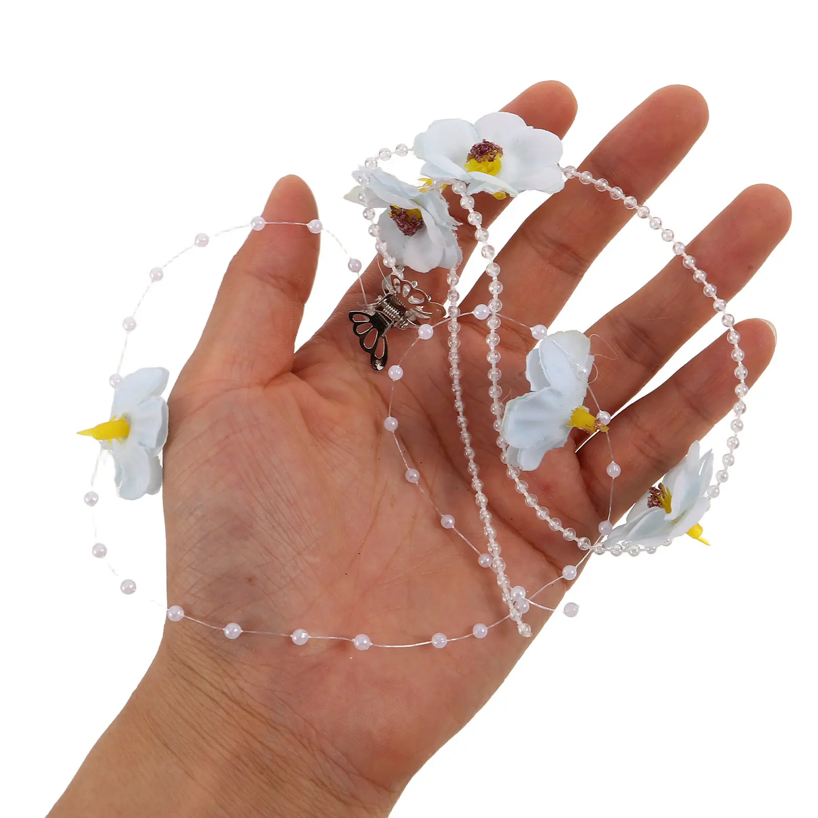 3Pairs Pearl Tassel Hair Clips Daisy Flowers Butterfly Claw Clip Lightweight Summer Braid Hair Chain Accessories for Women
3Pairs Pearl Tassel Hair Clips Daisy Flowers Butterfly Claw Clip Lightweight Summer Braid Hair Chain Accessories for Women
