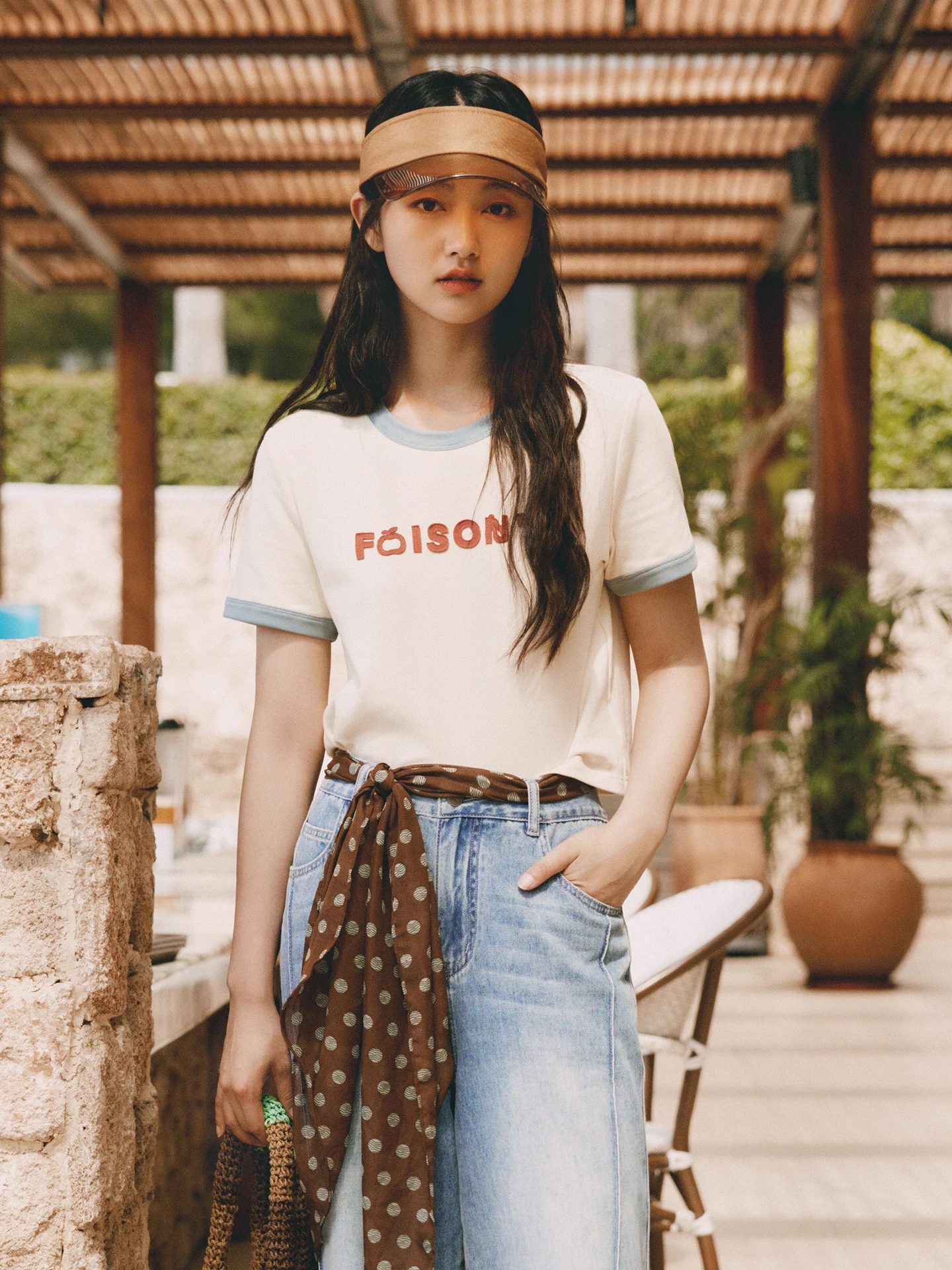Fay-Fayee Women's Embroidered Letter T-Shirt Summer 2026 Slimming Dopaamine Active Top Color Block Shoulder Standard Fit Cotton
Fay-Fayee Women's Embroidered Letter T-Shirt Summer 2026 Slimming Dopaamine Active Top Color Block Shoulder Standard Fit Cotton