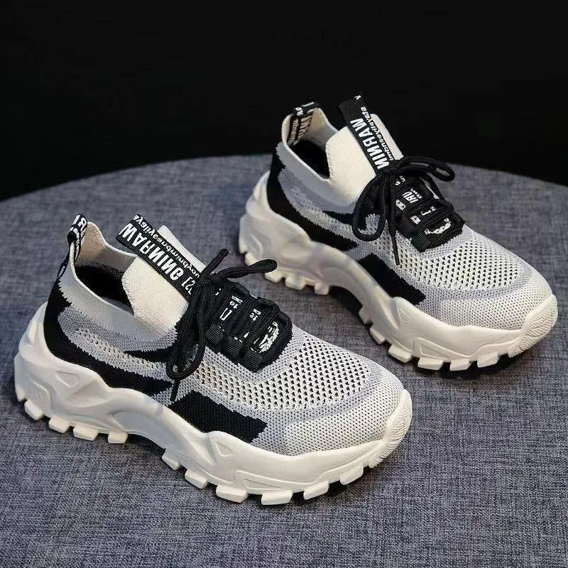 2025 New Fly Woven Mesh Casual Breathable Sneakers Korean Style Thick-Soled menwomen Shoes Mesh Red Shoes Light Running Shoes
2025 New Fly Woven Mesh Casual Breathable Sneakers Korean Style Thick-Soled menwomen Shoes Mesh Red Shoes Light Running Shoes
