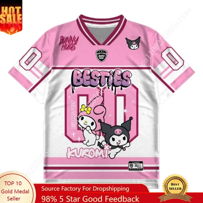 Sanrio Besties My Melody & Kuromi Baseball Style Adult Kids Athleisure T-Shirt Family Summer Quick-dry Soft Lightweight Comfy
Sanrio Besties My Melody & Kuromi Baseball Style Adult Kids Athleisure T-Shirt Family Summer Quick-dry Soft Lightweight Comfy