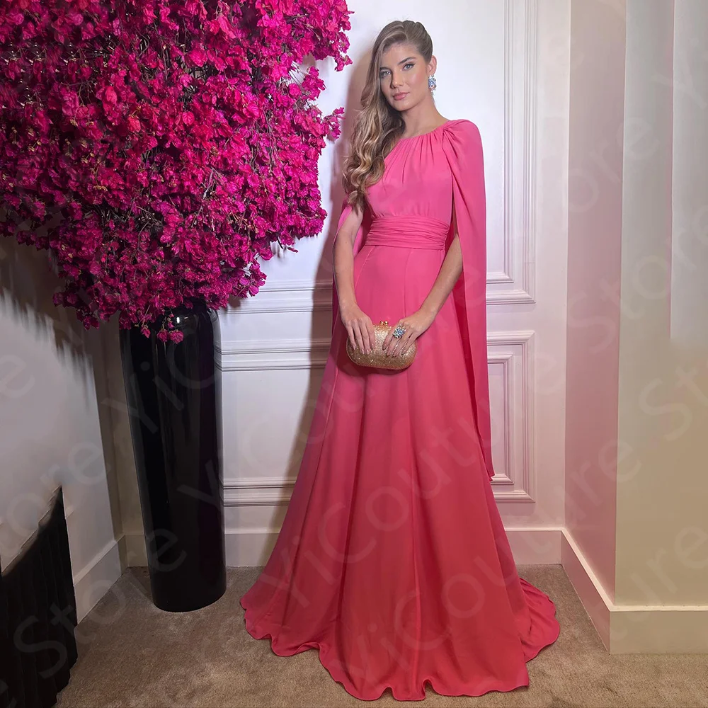 Charming On Sale Chiffon Prom Dress Long Formal Party Gowns Round Neck Pink Wedding 2023 Back Out Sweep Train
Charming On Sale Chiffon Prom Dress Long Formal Party Gowns Round Neck Pink Wedding 2023 Back Out Sweep Train