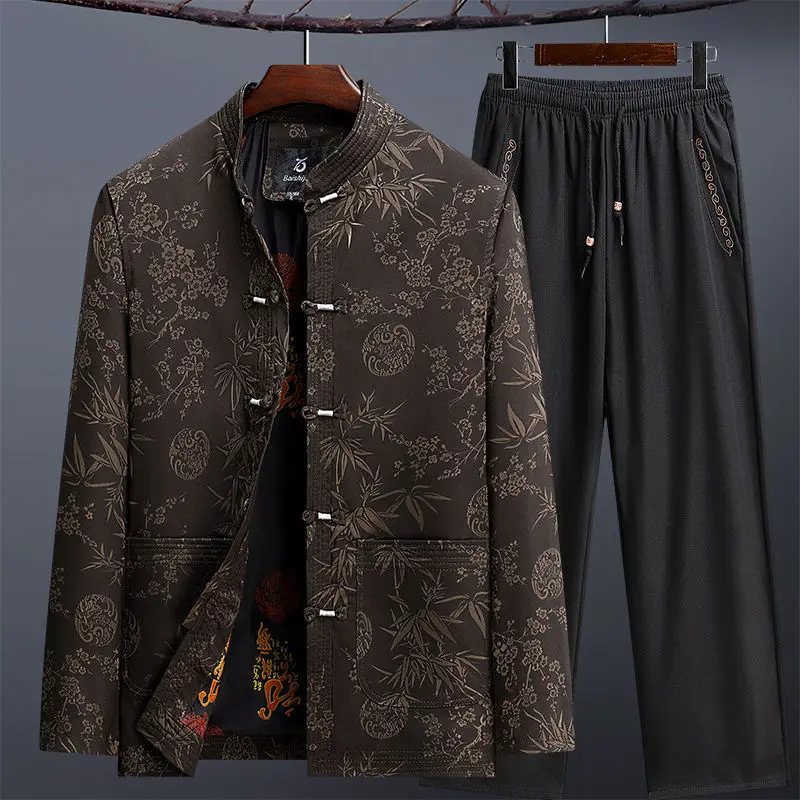 Tang Chinese Men's Jacket Tops Pants Chinese Traditional Clothing Kung Fu Clothing Chinese Party Formal Wear Shirt Jacket
Tang Chinese Men's Jacket Tops Pants Chinese Traditional Clothing Kung Fu Clothing Chinese Party Formal Wear Shirt Jacket