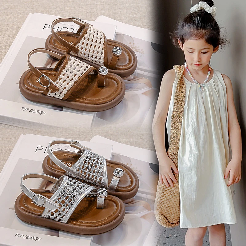 2025 Summer New Little Kids Woven Sandals for Girls Anti-slippery Soft Sole Toddler Beach Shoes Boho Chic Princess Retro Girls
2025 Summer New Little Kids Woven Sandals for Girls Anti-slippery Soft Sole Toddler Beach Shoes Boho Chic Princess Retro Girls