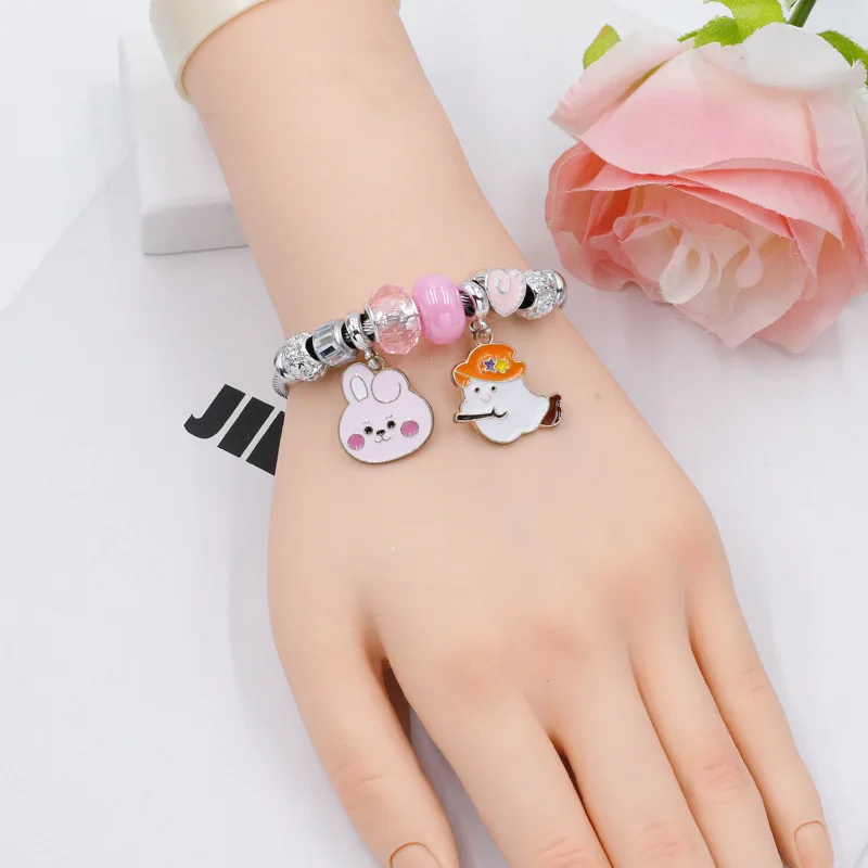 Аниме мультфильм Bt21 Cooky Shooky браслет Y2K креативный новый женский кулон на шнурке модные аксессуары подарки для девочек
Аниме мультфильм Bt21 Cooky Shooky браслет Y2K креативный новый женский кулон на шнурке модные аксессуары подарки для девочек