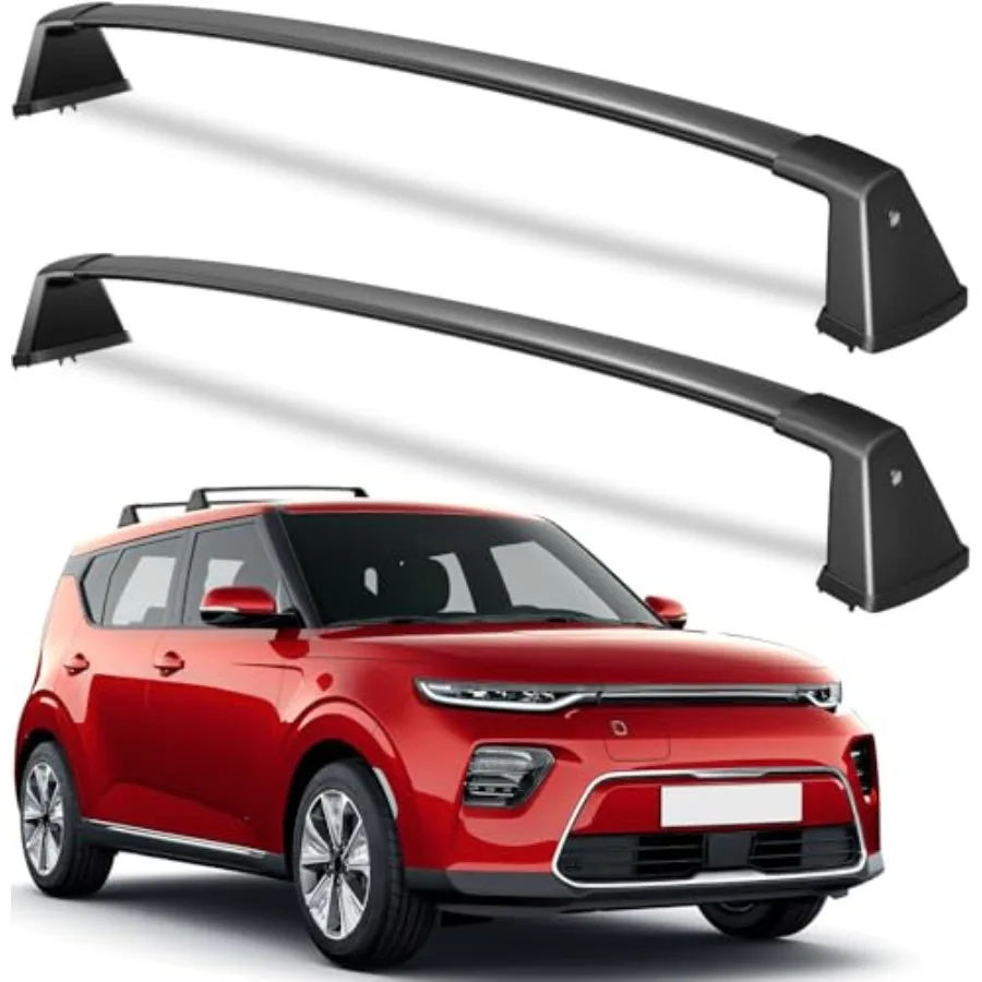 Lockable 220lbs roof rack cross bars for Kia Soul 2020-2026 no side rails,heavy-duty aluminum, black, weather-resistant cargo c
Lockable 220lbs roof rack cross bars for Kia Soul 2020-2026 no side rails,heavy-duty aluminum, black, weather-resistant cargo c