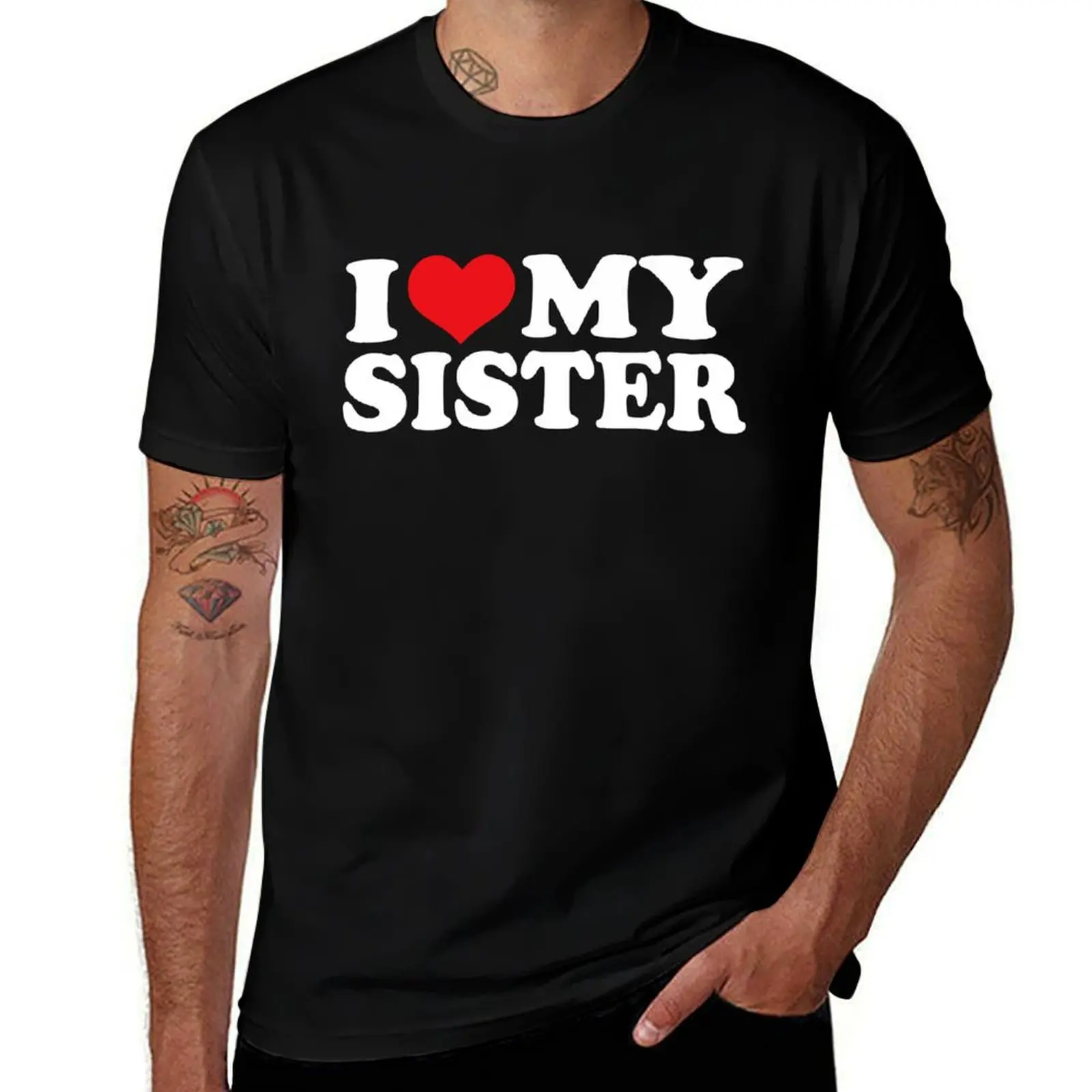 I Love my Sister, I Heart Second Sister T-Shirt fashion shirts topping mens clothing
I Love my Sister, I Heart Second Sister T-Shirt fashion shirts topping mens clothing