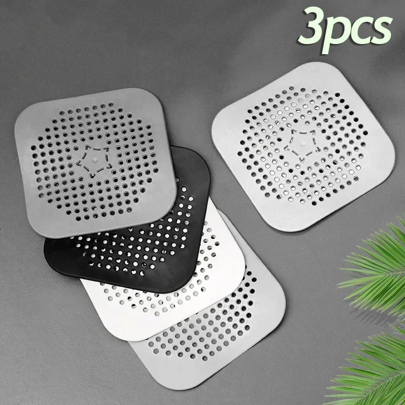 3PCS Drain Hair Catcher Filter Sink Anti-blocking Strainer Bathtub Shower Floor Silicone Stopper Cover Kitchen Bathroom Accessor
3PCS Drain Hair Catcher Filter Sink Anti-blocking Strainer Bathtub Shower Floor Silicone Stopper Cover Kitchen Bathroom Accessor