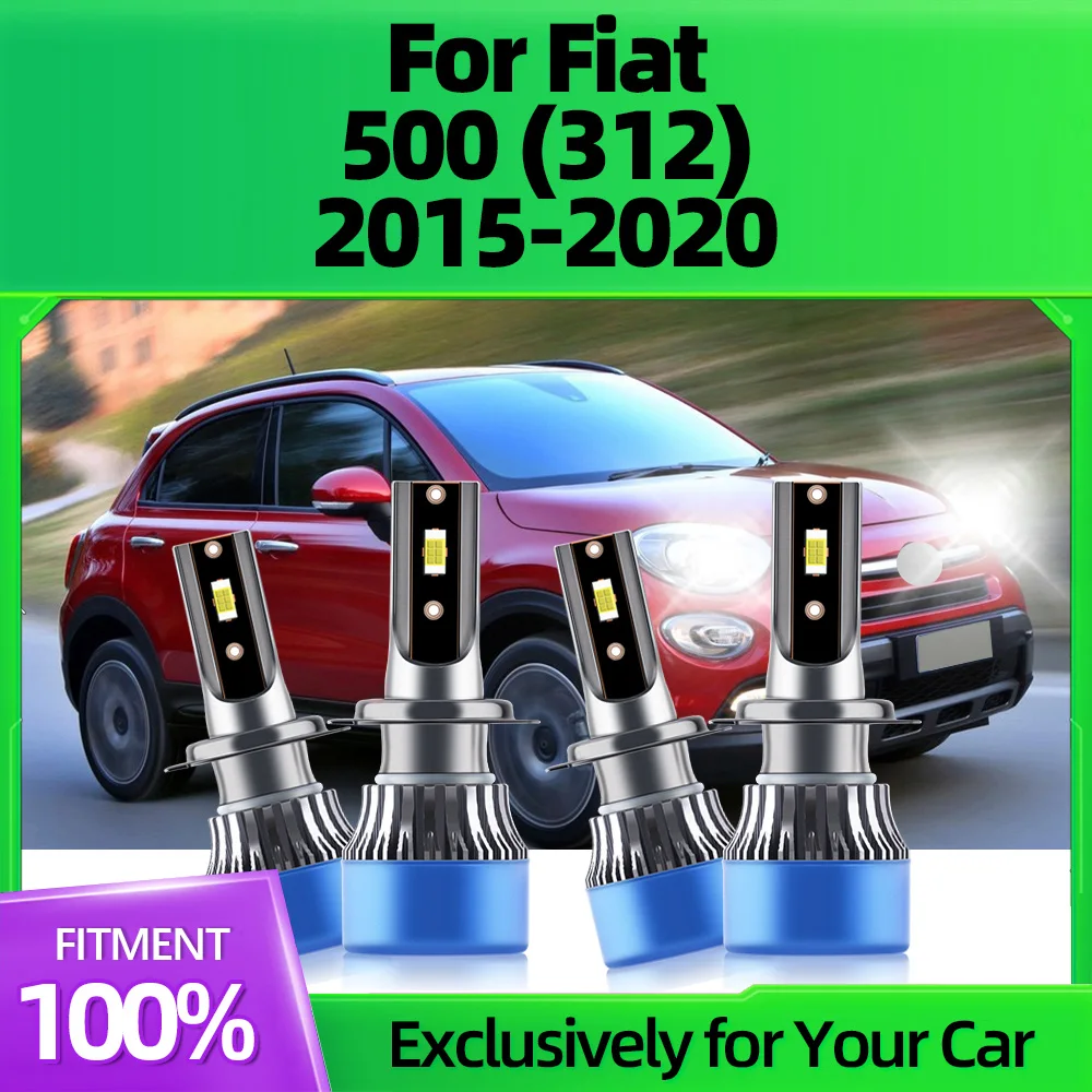 2/4Pcs LED Car Headlight Super Bright H7 12V 80W Fast Speed Cooling Fan 6000K For Fiat 500 (312) 2015 2016 2017 2018 2019 2020
2/4Pcs LED Car Headlight Super Bright H7 12V 80W Fast Speed Cooling Fan 6000K For Fiat 500 (312) 2015 2016 2017 2018 2019 2020