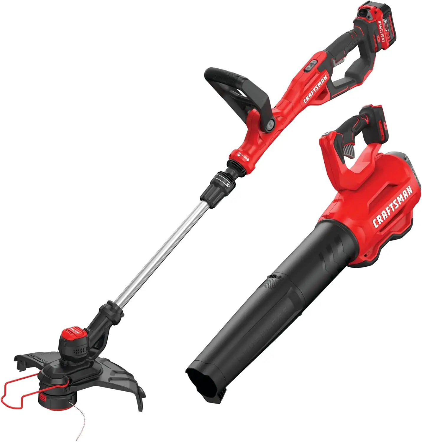Cordless String Trimmer and Leaf Blower Combo Kit with Extended Runtime
Cordless String Trimmer and Leaf Blower Combo Kit with Extended Runtime
