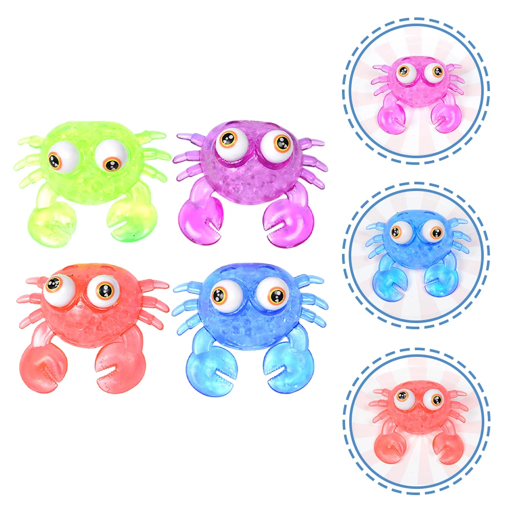 4pcs TPR Crab Shaped Stress Relief Toys Elastic Portable Squeeze Anxiety Toy Lovely Pressure Household Kids Supplies
4pcs TPR Crab Shaped Stress Relief Toys Elastic Portable Squeeze Anxiety Toy Lovely Pressure Household Kids Supplies