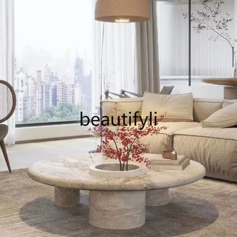 Nordic living room household coffee table simple creative small apartment travertine light luxury sofa low table coffee table
Nordic living room household coffee table simple creative small apartment travertine light luxury sofa low table coffee table