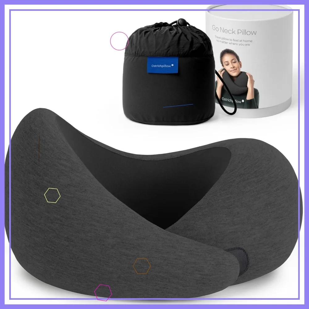Premium Memory Foam Travel Pillow, 360° Ergonomic Design for Neck Support, Washable Cover with Travel Bag
Premium Memory Foam Travel Pillow, 360° Ergonomic Design for Neck Support, Washable Cover with Travel Bag