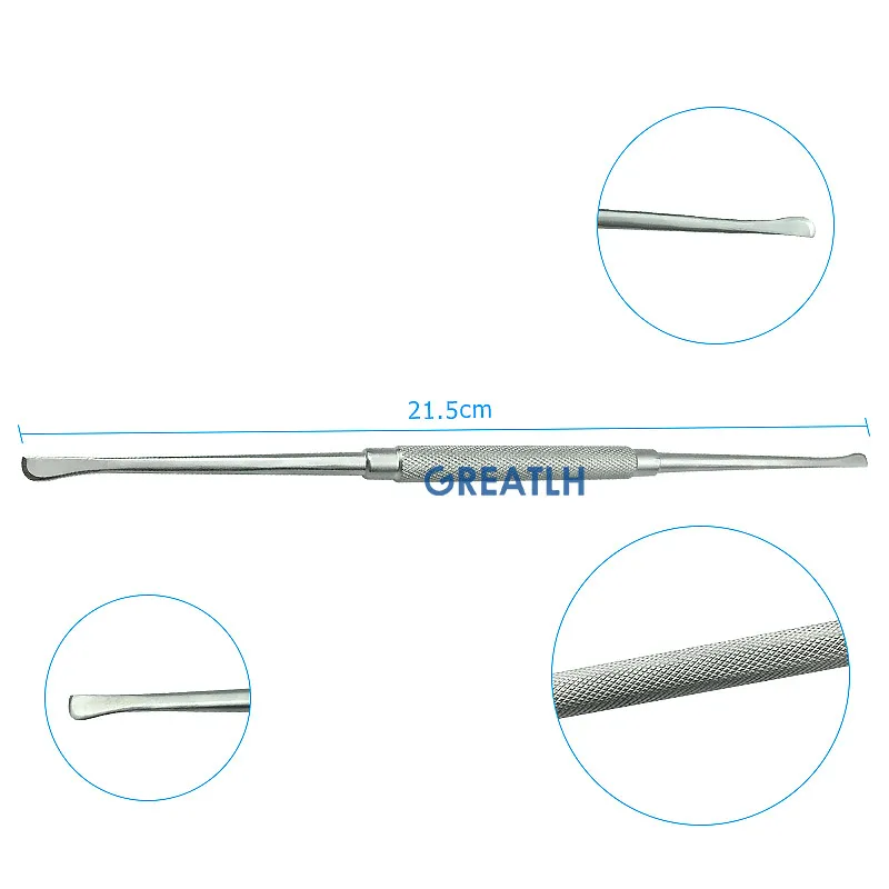 Stainless Steel Nose Shaping D-type Knife Double End Piece Spade Single Double Head Veterinary Plastic Beauty Instruments 1pcs
Stainless Steel Nose Shaping D-type Knife Double End Piece Spade Single Double Head Veterinary Plastic Beauty Instruments 1pcs