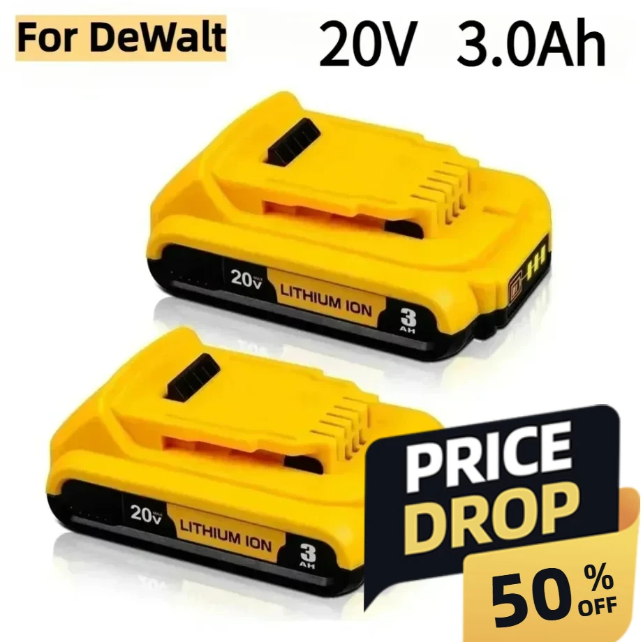 8C Power battery suitable for Dewalt 20V 3.0AH 18650 rechargeable lithium battery,suitable for DCB609 DCB184 DCB205 DCB200 tools
8C Power battery suitable for Dewalt 20V 3.0AH 18650 rechargeable lithium battery,suitable for DCB609 DCB184 DCB205 DCB200 tools
