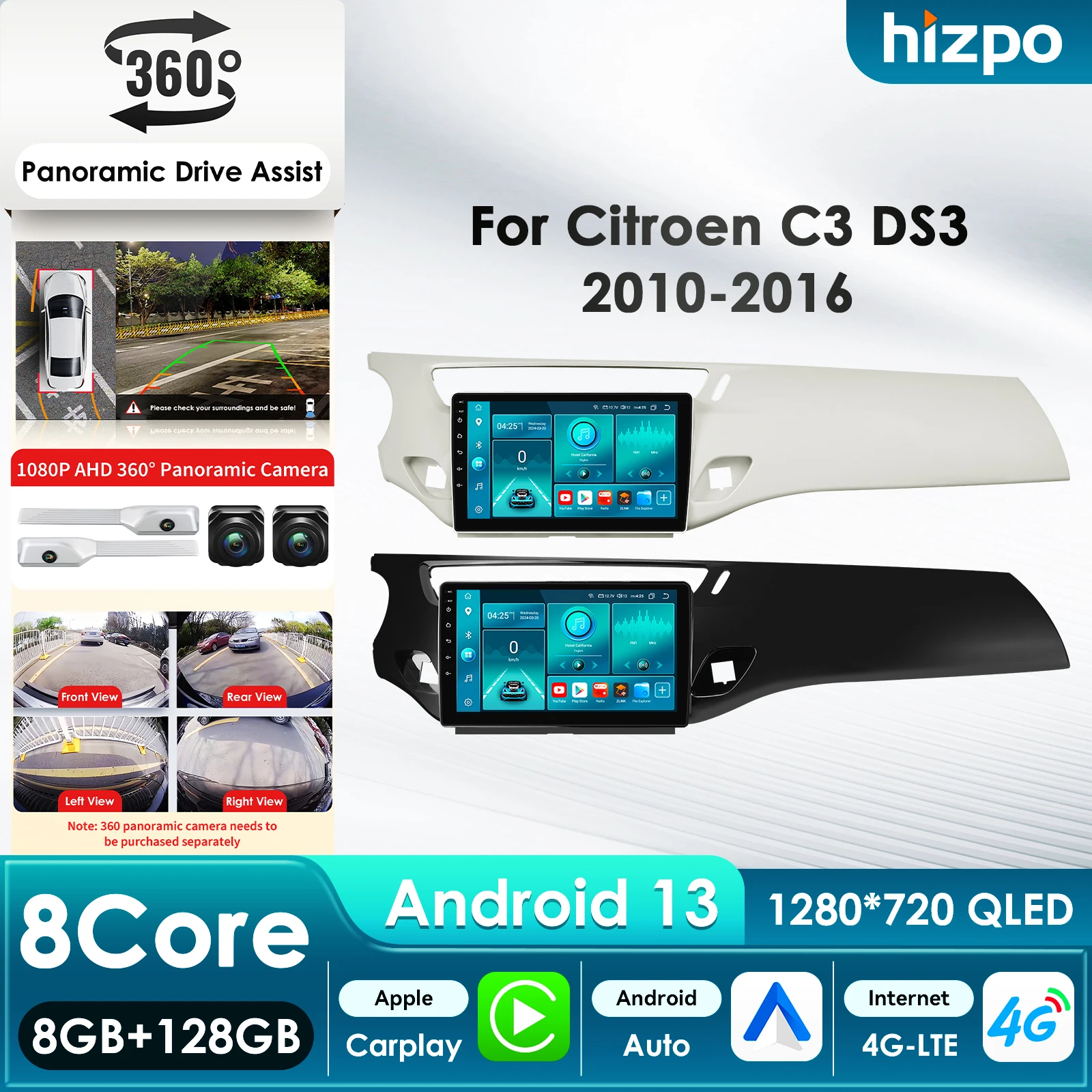 Hizpo Car Intelligent Systems Carplay 4G 2Din Android Car Radio for Citroen C3 DS3 2010-2016 Multimedia Video Player Autoradio
Hizpo Car Intelligent Systems Carplay 4G 2Din Android Car Radio for Citroen C3 DS3 2010-2016 Multimedia Video Player Autoradio